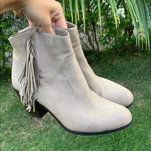 Fringe Ankle Boots
